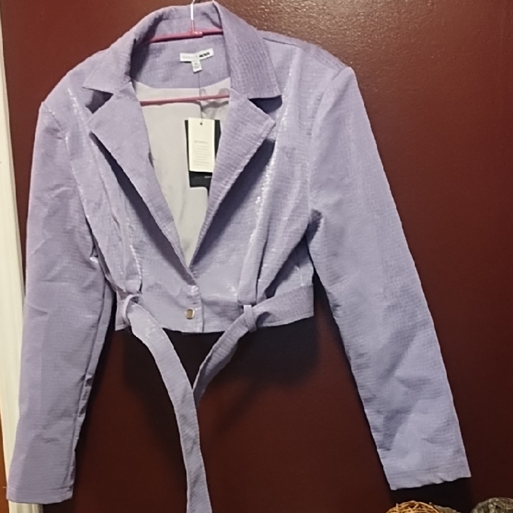 Fashion Nova Lilac Blazer